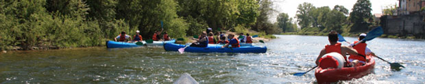 Descente relax sur la rivire d'Ain